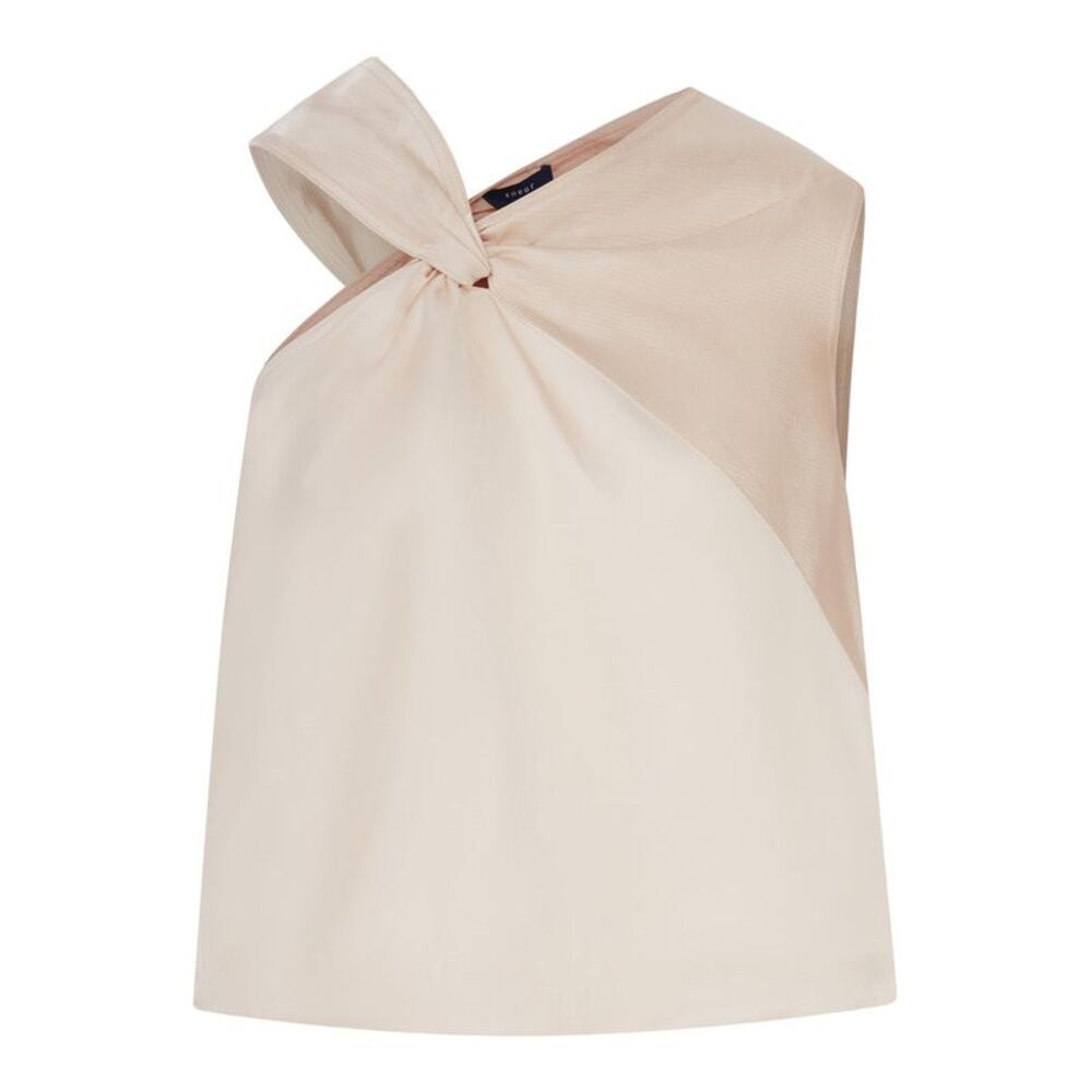 Soeur Women Luciana One-Shoulder Top With Knot Detail